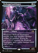 Glossy Finish Kamigawa: Neon Dynasty Mukotai Soulripper ( #381 )