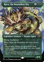 Glossy Finish Kamigawa: Neon Dynasty Kura, the Boundless Sky ( #411 )