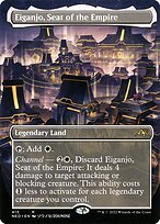 Glossy Finish Kamigawa: Neon Dynasty Eiganjo, Seat of the Empire ( #413 )