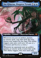 Glossy Finish Kamigawa: Neon Dynasty Jin-Gitaxias, Progress Tyrant ( #445 )