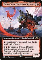 Glossy Finish Kamigawa: Neon Dynasty Goro-Goro, Disciple of Ryusei ( #466 )