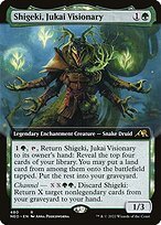 Glossy Finish Kamigawa: Neon Dynasty Shigeki, Jukai Visionary ( #480 )