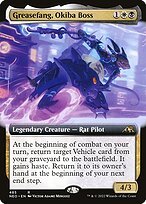 Glossy Finish Kamigawa: Neon Dynasty Greasefang, Okiba Boss ( #485 )