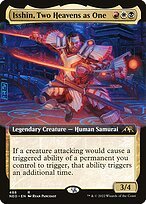 Glossy Finish Kamigawa: Neon Dynasty Isshin, Two Heavens as One ( #488 )