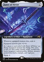 Glossy Finish Kamigawa: Neon Dynasty Eater of Virtue ( #496 )