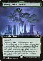 Glossy Finish Kamigawa: Neon Dynasty Boseiju, Who Endures ( #501 )