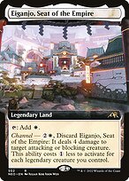 Glossy Finish Kamigawa: Neon Dynasty Eiganjo, Seat of the Empire ( #502 )