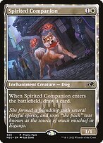 Glossy Finish Kamigawa: Neon Dynasty Spirited Companion ( #508 )