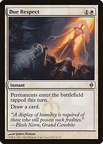 Matte Finish New Phyrexia Due Respect ( #8 )
