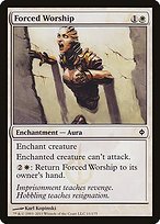 Matte Finish New Phyrexia Forced Worship ( #11 )
