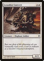 Matte Finish New Phyrexia Loxodon Convert ( #14 )