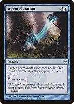 Matte Finish New Phyrexia Argent Mutation ( #27 )