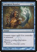 Matte Finish New Phyrexia Corrupted Resolve ( #32 )