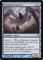 Matte Finish New Phyrexia Phyrexian Ingester ( #41 )