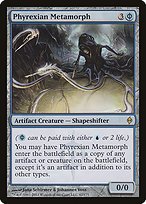 Matte Finish New Phyrexia Phyrexian Metamorph ( #42 )