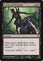 Matte Finish New Phyrexia Caress of Phyrexia ( #53 )