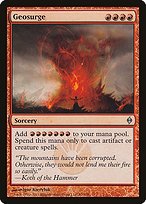 Matte Finish New Phyrexia Geosurge ( #85 )