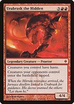 Matte Finish New Phyrexia Urabrask the Hidden ( #98 )