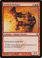 Matte Finish New Phyrexia Vulshok Refugee ( #101 )
