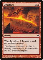 Matte Finish New Phyrexia Whipflare ( #102 )
