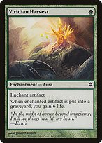 Matte Finish New Phyrexia Viridian Harvest ( #125 )