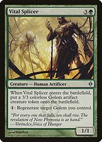 Matte Finish New Phyrexia Vital Splicer ( #126 )