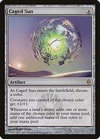 Matte Finish New Phyrexia Caged Sun ( #132 )