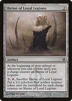 Matte Finish New Phyrexia Shrine of Loyal Legions ( #155 )