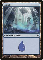 Matte Finish New Phyrexia Island ( #169 )