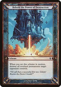 Matte Finish Archenemy Schemes Behold the Power of Destruction ( #4 Variant)