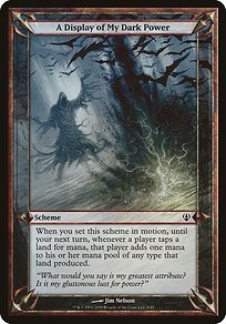 Matte Finish Archenemy Schemes A Display of My Dark Power ( #8 Variant)