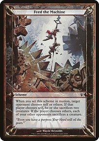 Matte Finish Archenemy Schemes Feed the Machine ( #14 Variant)