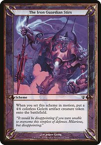 Matte Finish Archenemy Schemes The Iron Guardian Stirs ( #22 Variant)