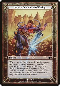 Matte Finish Archenemy Schemes Nature Demands an Offering ( #31 Variant)