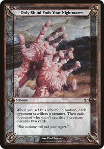 Matte Finish Archenemy Schemes Only Blood Ends Your Nightmares ( #34 Variant)