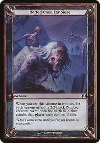 Matte Finish Archenemy Schemes Rotted Ones, Lay Siege ( #38 Variant)