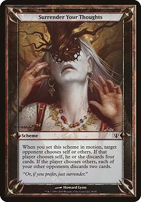 Matte Finish Archenemy Schemes Surrender Your Thoughts ( #39 Variant)