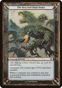 Matte Finish Archenemy Schemes The Very Soil Shall Shake ( #41 Variant)