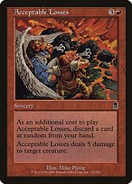 Glossy Finish Odyssey Acceptable Losses ( #172 )