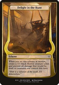 Matte Finish Archenemy: Nicol Bolas Schemes Delight in the Hunt ( #5 Variant)