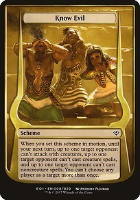 Matte Finish Archenemy: Nicol Bolas Schemes Know Evil ( #8 Variant)