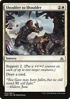 Matte Finish Oath of the Gatewatch Shoulder to Shoulder ( #34 )