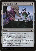 Matte Finish Oath of the Gatewatch Witness the End ( #82 )