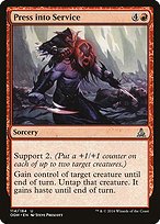 Matte Finish Oath of the Gatewatch Press into Service ( #114 )