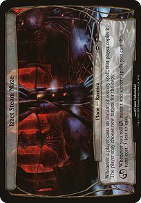 Matte Finish Planechase Planes Izzet Steam Maze ( #19 )