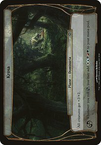 Matte Finish Planechase Planes Krosa ( #20 )