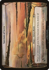 Matte Finish Planechase Planes Sanctum of Serra ( #32 )