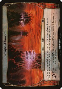 Matte Finish Planechase Planes Stronghold Furnace ( #37 )