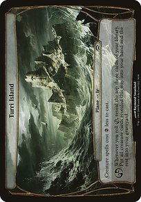 Matte Finish Planechase Planes Turri Island ( #38 )