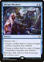Glossy Finish Phyrexia: All Will Be One Commander Mirage Mockery ( #22 )